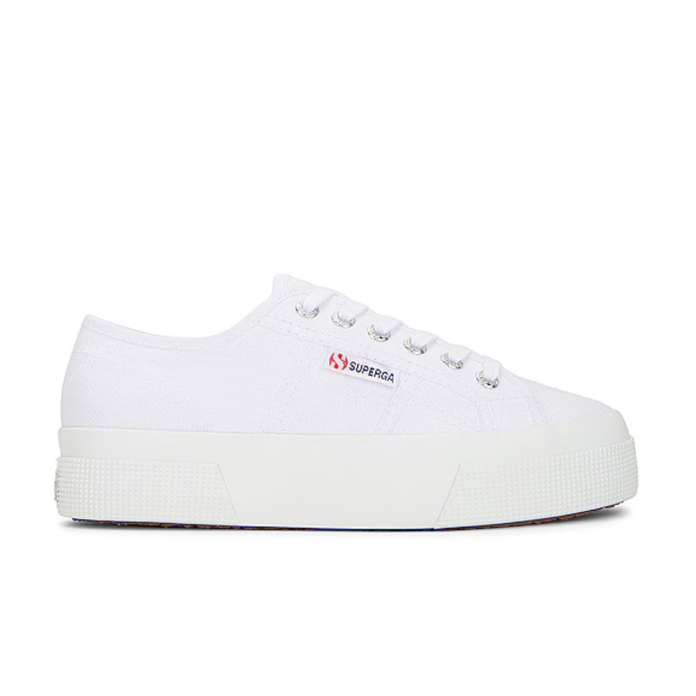 Superga 2740 Mid Platform Sneaker in White